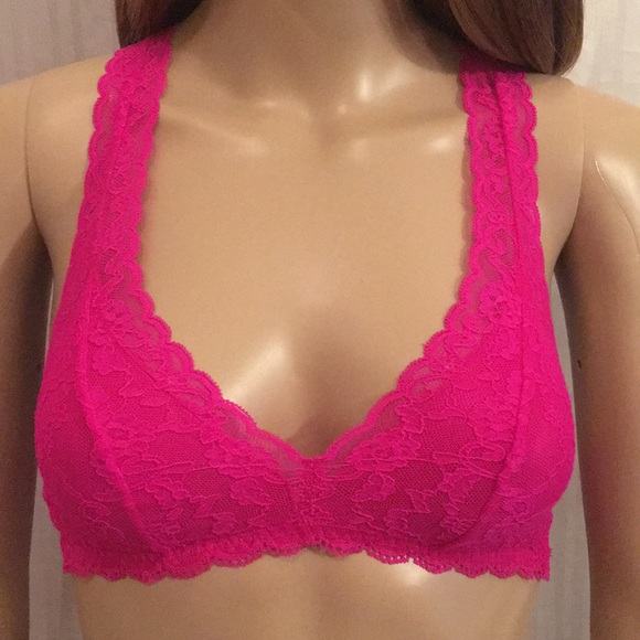 LAST TWO!! New VS Floral Lace Racerback Bralette - Picture 3 of 8